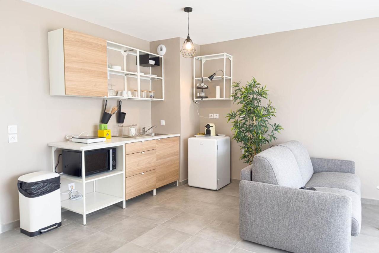 מרסיי Appart Avec Terrasse Et Parking A 2 Min Du Metro מראה חיצוני תמונה